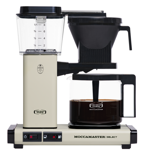 MOCCAMASTER KBG SELECT FILTER COFFEE MACHINE | OFF WHITE